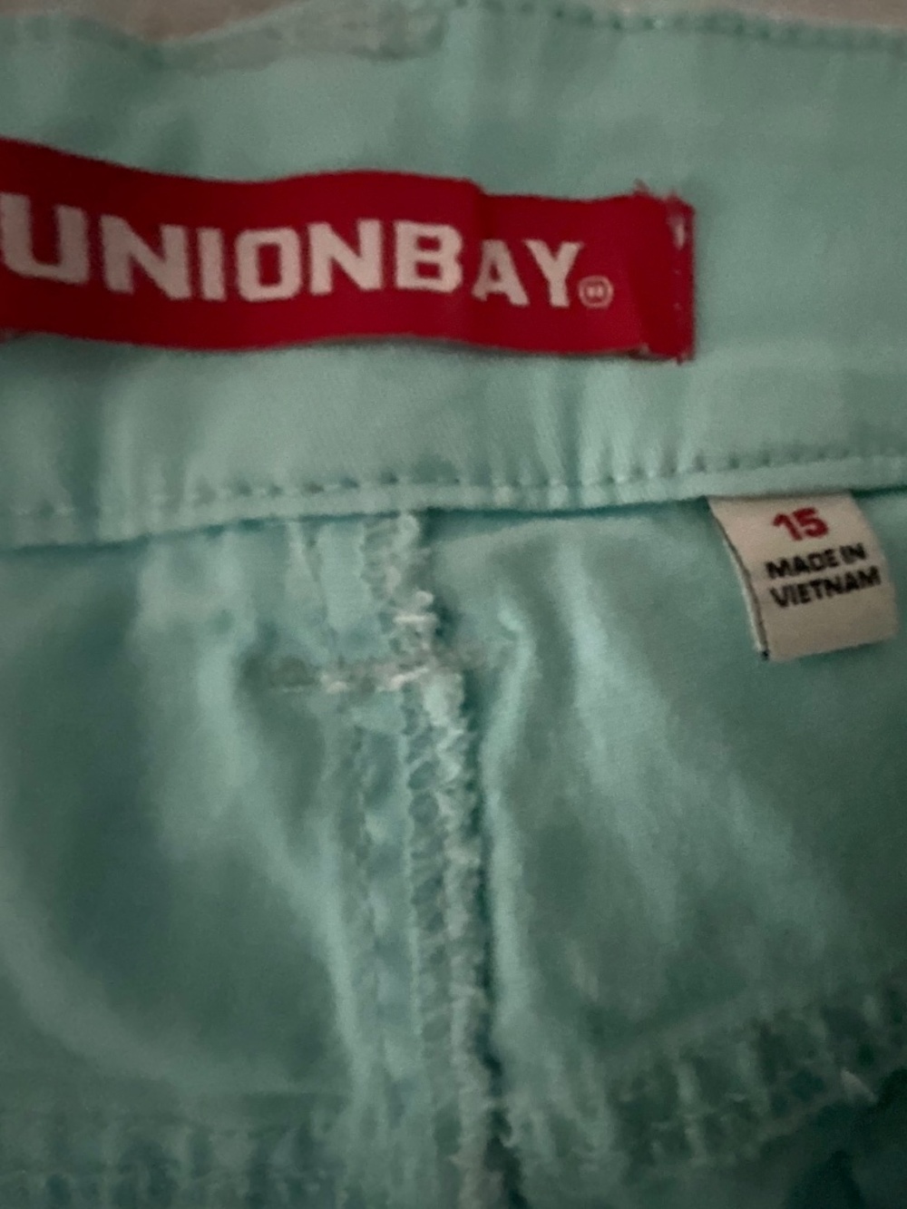 Unionbay • Seafoam Stretch Cotton Shorts • Size 15 - Picture 4 of 8